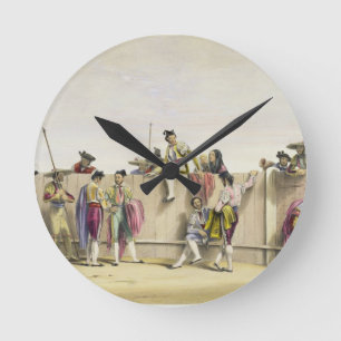 Toreros Reposing between the Bulls, 1865 (kleur l Ronde Klok