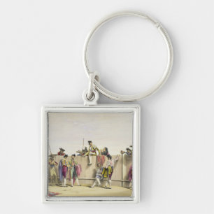 Toreros Reposing between the Bulls, 1865 (kleur l Sleutelhanger