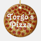 Torgo's Pizza Keramisch Ornament (Achterkant)