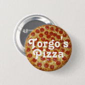 Torgo's Pizza Ronde Button 5,7 Cm (Voorkant /achterkant)