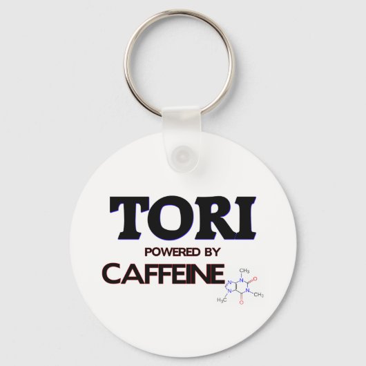 Tori aangedreven door cafeïne sleutelhanger (Voorkant)