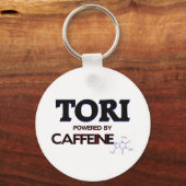 Tori aangedreven door cafeïne sleutelhanger (Voorkant)