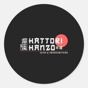 Tori Hanzo Sushi en Swordsmithing Ronde Sticker