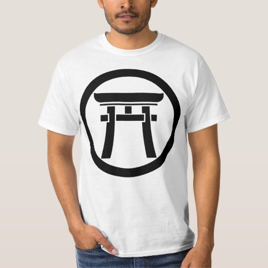 Torii in een cirkel t-shirt (Voorkant)