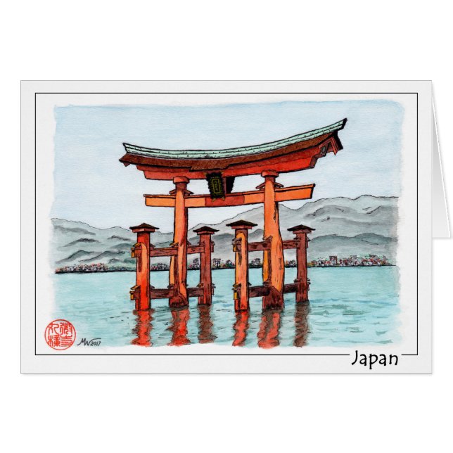 Torii - Itsukushima Shrine, Japan (Voorkant Horizontaal)