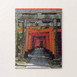 Torii-poorten - Kyoto, Japan, Azië Legpuzzel