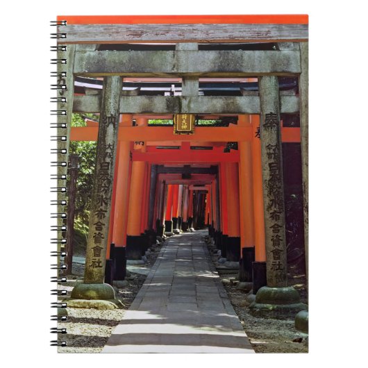 Torii-poorten - Kyoto, Japan, Azië Notitieboek (Voorkant)