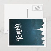 Torino bij nacht - briefkaart (Voorkant / Achterkant)