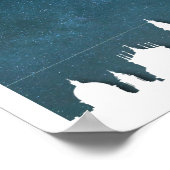 Torino by night skline - Poster (Coin)