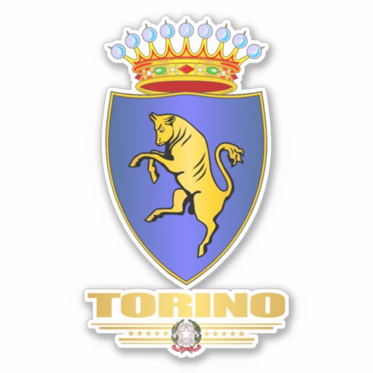 Torino (Turijn) Sticker (Voorkant)