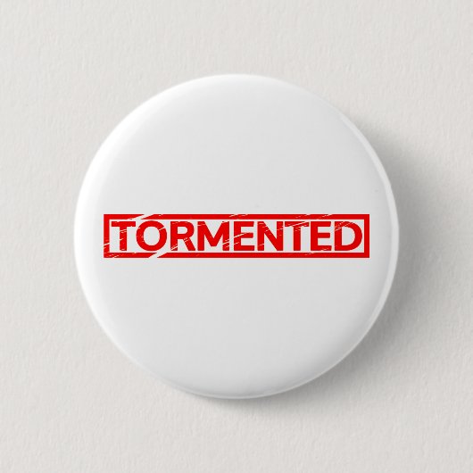 Tormented Stamp Ronde Button 5,7 Cm (Voorkant)