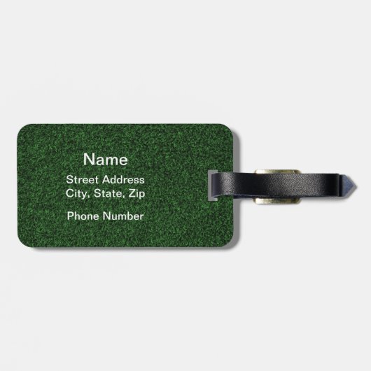 Torn Baseball (gepersonaliseerd) Bagagelabel (Achterkant horizontaal)