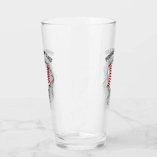 Torn Baseball (gepersonaliseerd) Glas (Rechts)