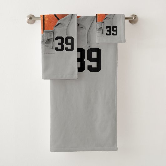 Torn Basketball Bad Handdoek (Insitu)