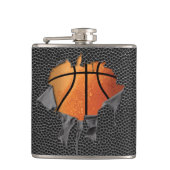 Torn Basketball (getextureerd) Heupfles (Voorkant)