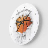 Torn Basketball Large Clock Grote Klok (Hoek)