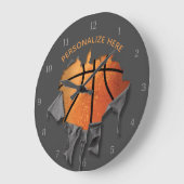 Torn Basketball Large Clock Grote Klok (Hoek)