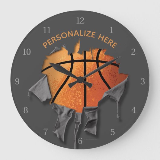 Torn Basketball Large Clock Grote Klok (Voorkant)