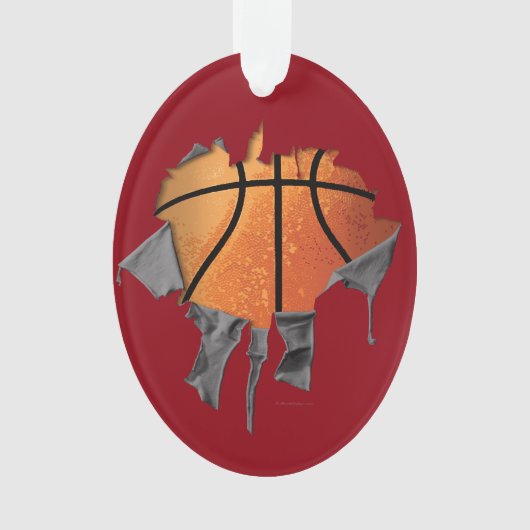 Torn Basketball Ornament (voorkant)