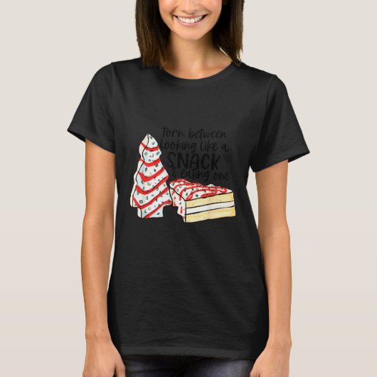 Torn Between Looking Like A Snack & Eating One T-shirt (Voorkant)