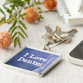 Torn Blue Jeans Sleutelhanger (Zijkant)