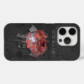 Torn Brick Wall Goalie (Hockey) Case-Mate iPhone Case (Achterkant (horizontaal))