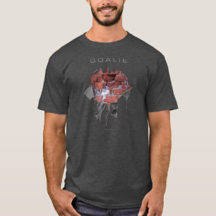 Torn Brick Wall Goalie (Hockey) T-shirt