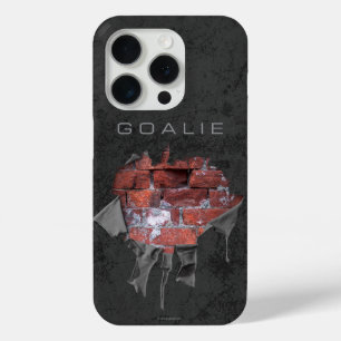 Torn Brick Wall Goalie (Soccer) Hoesje-Mate iPhone iPhone 15 Pro Case