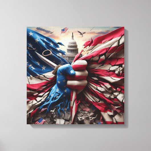 Torn Country Art Print (Voorkant)