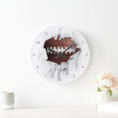 Torn Football White Wall Clock Grote Klok (Huis)