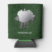 Torn Golf Ball Blikjeskoeler (Voorkant)