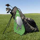 Torn Golf Ball () Golfhanddoek (Groen)