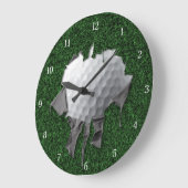Torn Golf Ball Grote Klok (Hoek)
