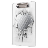 Torn Golf Ball Klembord (Links)