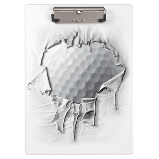 Torn Golf Ball Klembord (Voorkant)