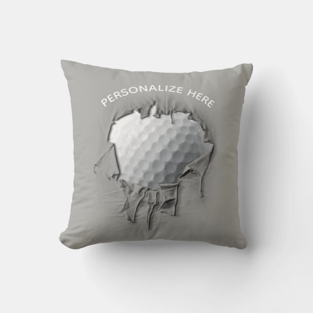 Torn Golf Ball Sierkussen (Voorkant)