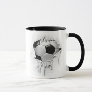Torn Soccer 11 oz Ringer Mok