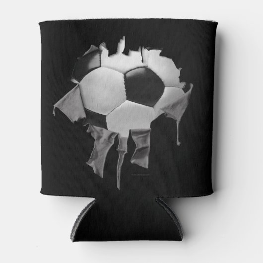 Torn Soccer Black Koelbox Blikjeskoeler (Voorkant)