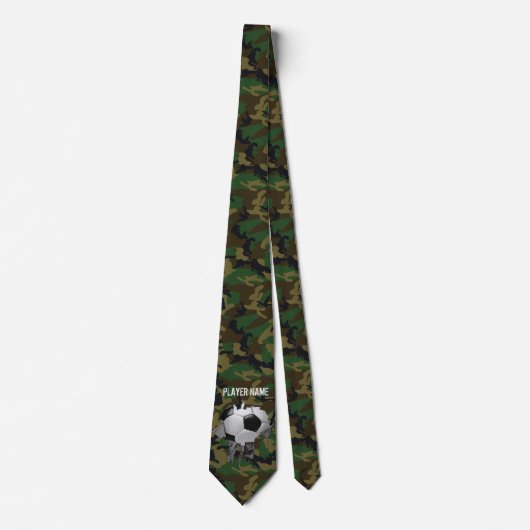 Torn Soccer (camo/personalized) Stropdas (Voorkant)