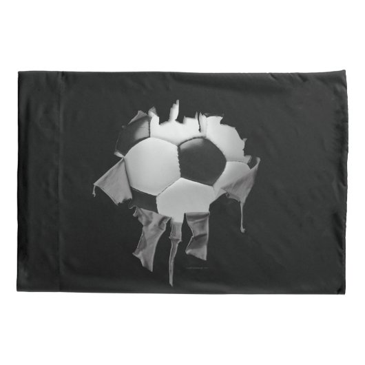 Torn Soccer Dark Pillowcase Kussensloop (Achterkant)