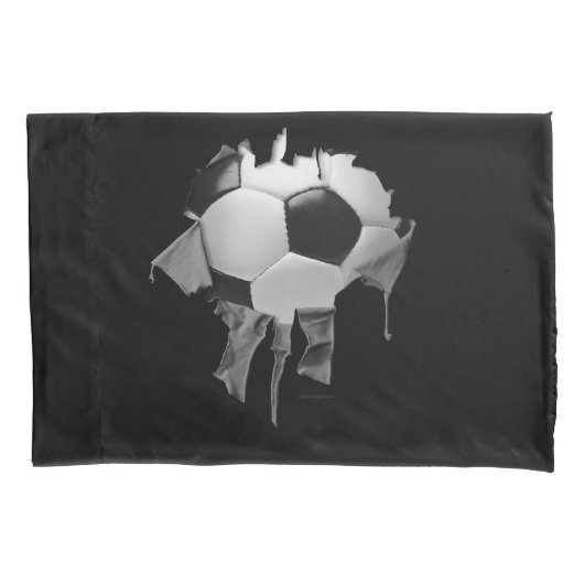 Torn Soccer Dark Pillowcase Kussensloop (Voorkant)