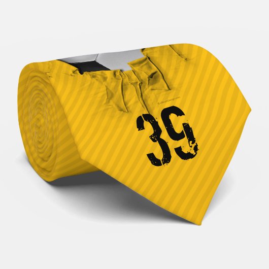 Torn Soccer (gepersonaliseerd) White Stropdas (Opgerold)