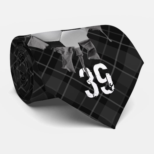 Torn Soccer (gepersonaliseerde) Stropdas (Opgerold)