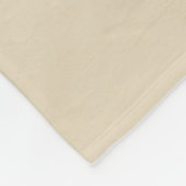 Torn Soccer Personalized White Fleece Blanket (Hoek)