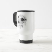 Torn Soccer Travel Mug Reisbeker (Voorkant links)