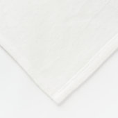 Torn Soccer White Fleece Blanket (Hoek)