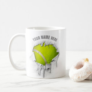 Torn Tennis Coffee Mug