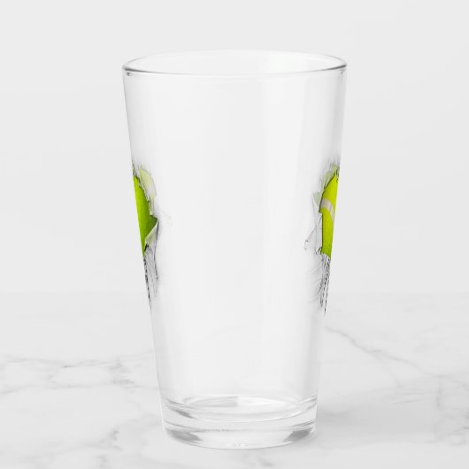 Torn Tennis Glas (Rechts)