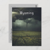 Tornade dans le Wyoming Carte postale (Devant / Derrière)