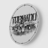 Tornade IDS Round (Grande horloge murale) (Angle)